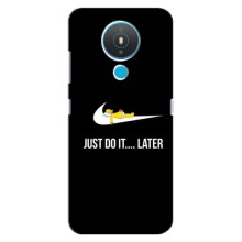 Силиконовый Чехол на Nokia 1.4 с картинкой Nike – Later