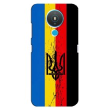 Украинские Чехлы для Nokia 1.4 с картинкой УПА (AlphaPrint) (Прапор УПА)