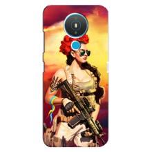ЗСУ Чехлы (TPU) для Nokia 1.4 (Женщина солдат)