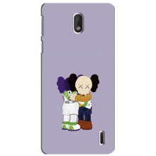 Чехлы для Nokia 1 Plus - Bearbrick Louis Vuitton (PREMIUMPrint) (Дружба Беарбрик)