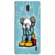 Чехлы для Nokia 1 Plus - Bearbrick Louis Vuitton (PREMIUMPrint) (Плач Bearbrick)