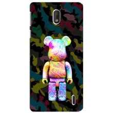 Чехлы для Nokia 1 Plus - Bearbrick Louis Vuitton (PREMIUMPrint) (Яркий Bearbrick)