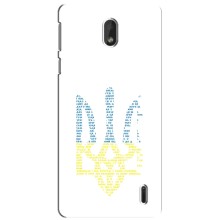 Чохли для Nokia 1 Plus Укр. Символіка (AlphaPrint) (Герб з букв)