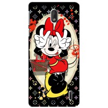 Чехол Disney Mouse Nokia 1 Plus (PREMIUMPrint) – Минни peace