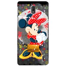 Чехол Disney Mouse Nokia 1 Plus (PREMIUMPrint) – Minni с бантиком