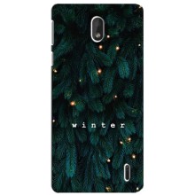 Новогодние, Праздничные Чехлы для Nokia 1 Plus - 2024 год – Winter