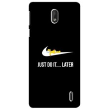 Силиконовый Чехол на Nokia 1 Plus с картинкой Nike – Later