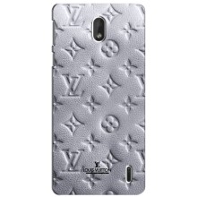 Текстурный Чехол Louis Vuitton для Нокиа 1 Плюс – Белый ЛВ