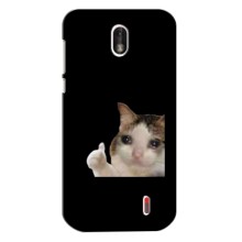 Бампер с принтом Мемы для Nokia 1 – Кот в слезах