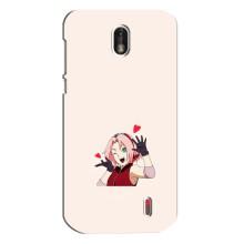 Чехлы Персонажи Аниме Наруто для Nokia 1 (AlphaPrint) – Лайк Сакура