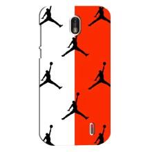 Чехлы для Nokia 1 - с картинкой JORDAN (AlphaPrint) – Лого Джордан