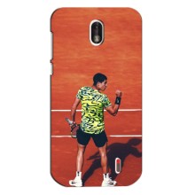 Чехлы с принтом Спортивная тематика для Nokia 1 – Алькарас Теннисист