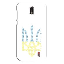 Чохли для Nokia 1 Укр. Символіка (AlphaPrint) (Герб з букв)