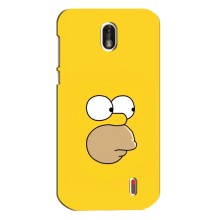 Чехол с Симпсонами для Nokia 1 (VPrint) (Гомер)