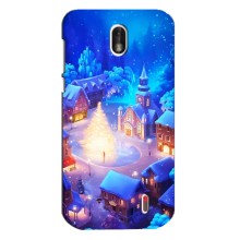 Різдвяні Чохли для Nokia 1 (VPrint) (Різдвяне місто)