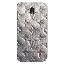 Текстурный Чехол Louis Vuitton для Нокиа 1 – Бежевый ЛВ