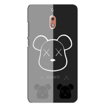 Чехлы для Nokia 2.1 - Bearbrick Louis Vuitton (PREMIUMPrint) (БеарБрик глаза)