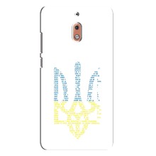 Чохли для Nokia 2.1 Укр. Символіка (AlphaPrint) (Герб з букв)