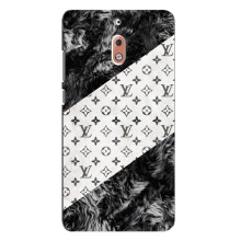 Чехол Стиль Louis Vuitton на Nokia 2.1 (LV на белом)