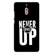 Силиконовый Чехол на Nokia 2.1 с картинкой Nike – Never Give UP