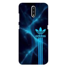 Чохли Адидас для Nokia 2.3 (AlphaPrint) (Синій Адідас)