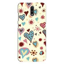 Чехлы для любимой на Нокіа 2.3 (VPrint) (Сердечки)