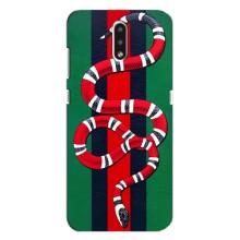 Чохли  GUCCI для Нокіа 2.3 (AlphaPrint) (Gucci змія)