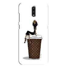 Чехлы Луи Витон для Nokia 2.3 (AlphaPrint - LOUIS VUITTON) (кофе LOUIS VUITTON)