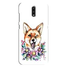 Чохли з картинкою Лисичка для Nokia 2.3 (VPrint) (Весела лисичка)