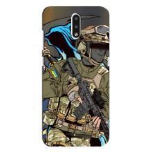 Чехлы с картинкой ЗСУ для Nokia 2.3 (AlphaPrint) (Воїн ЗСУ)
