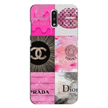 Чехол (Dior, Prada, YSL, Chanel) для Nokia 2.3 – Модница