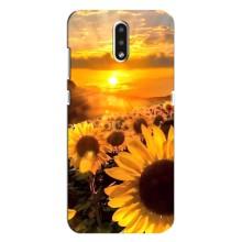 Чохол з Квітами для Nokia 2.3 (поле соняшників)