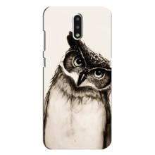 Чохол з пташками на Nokia 2.3 (VPrint) (Сова)
