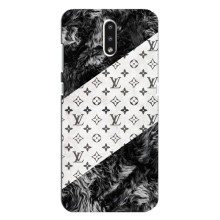 Чохол Стиль Louis Vuitton на Nokia 2.3 (LV на білому)