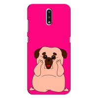 Чехол (ТПУ) Милые собачки для Nokia 2.3 – Веселый Мопсик