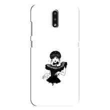 Чехлы Венсдей на Nokia 2.3 Уэнсдей (AlphaPrint) (танец Уэнздей)