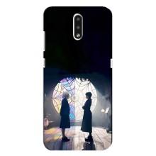 Чехлы Венсдей на Nokia 2.3 Уэнсдей (AlphaPrint) (Уэнздей и Инид)