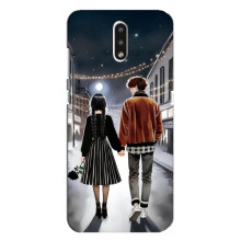 Чохол з дизайном Венздей 2 на Nokia 2.3 – Венздей і Тайлер