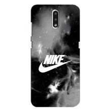 Чехол с логотипом Найк на Nokia 2.3 (Найк дымчатый)