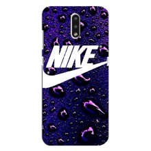 Чехол с логотипом Найк на Nokia 2.3 (Найк на фиолетовом)