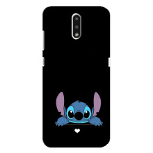 Чохол з принтом Стіч на Nokia 2.3 – Стіч на чорному