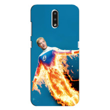 Чохол з принтом Фантастична четвірка для Nokia 2.3 – Людина-факел