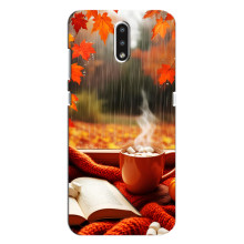 Чохол з унікальним дизайном 'Осінь з кавою' для Nokia 2.3 – Кава і дощ
