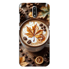 Чохол з унікальним дизайном 'Осінь з кавою' для Nokia 2.3 – Пряна кава