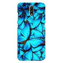 Силиконовый бампер с картинкой животных для Nokia 2.3 (Крылья бабочек)