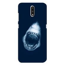 Силиконовый бампер с картинкой животных для Nokia 2.3 (Пасть Акулы)