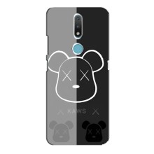 Чехлы для Nokia 2.4 - Bearbrick Louis Vuitton (PREMIUMPrint) (БеарБрик глаза)