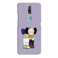 Чехлы для Nokia 2.4 - Bearbrick Louis Vuitton (PREMIUMPrint) (Дружба Беарбрик)