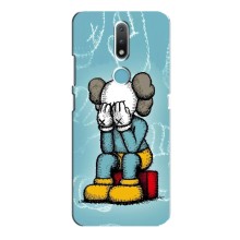 Чехлы для Nokia 2.4 - Bearbrick Louis Vuitton (PREMIUMPrint) (Плач Bearbrick)