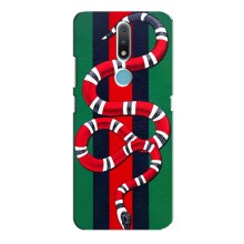 Чехлы ГУЧЧИ для Нокиа 2.4 (AlphaPrint) (Gucci змия)